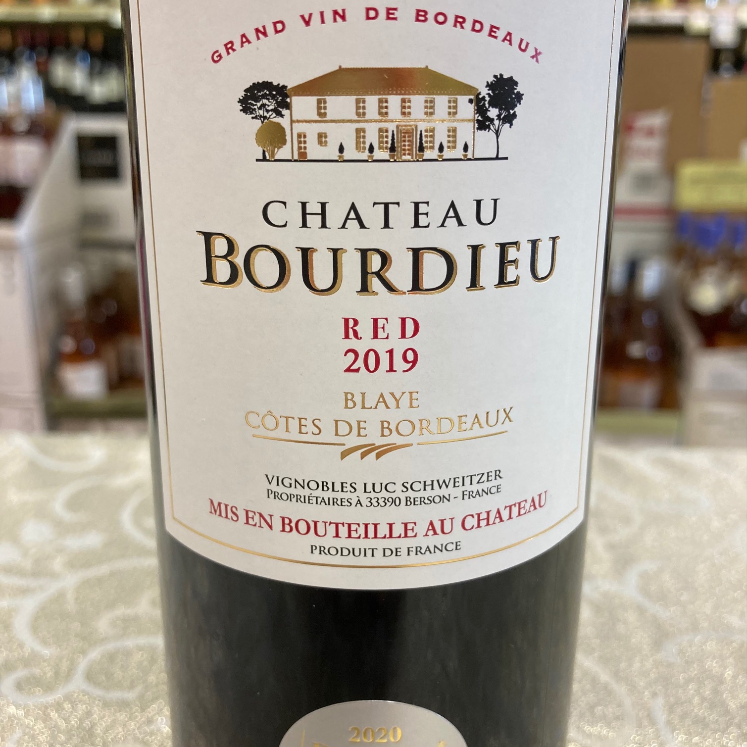 Chateau Bourdieu Blaye Cotes de Bordeaux AOC 2019